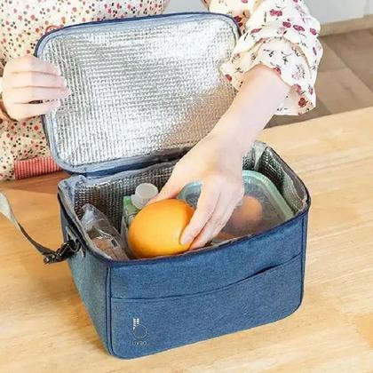 Imagem de Bolsa Termica Cooler Fitness Bebida Agua Marmita Lanche Cerveja P, M ou G