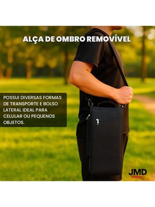 Imagem de Bolsa Térmica Cooler Portátil com Alça Ombro e Bolso Frontal  Leve e Estilosa
