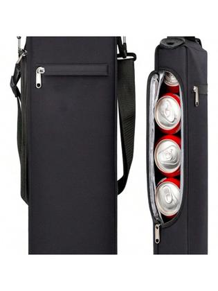 Imagem de Bolsa Térmica Cooler Portátil com Alça Ombro e Bolso Frontal  Leve e Estilosa