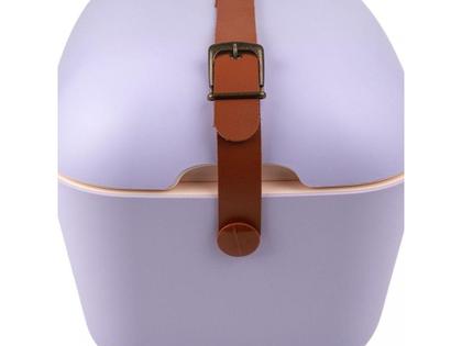 Imagem de Bolsa Térmica Cooler Retrô Com Alça Em Couro 20 Litros - Polarbox