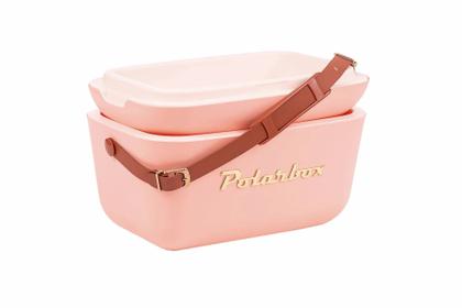 Imagem de Bolsa Térmica Cooler Retrô Com Alça Em Couro 20 Litros - Polarbox