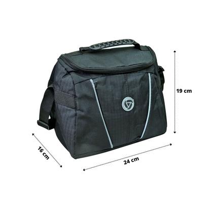 Imagem de Bolsa Térmica de Poliéster Com Alça Ajustável e Forro de Alumínio 