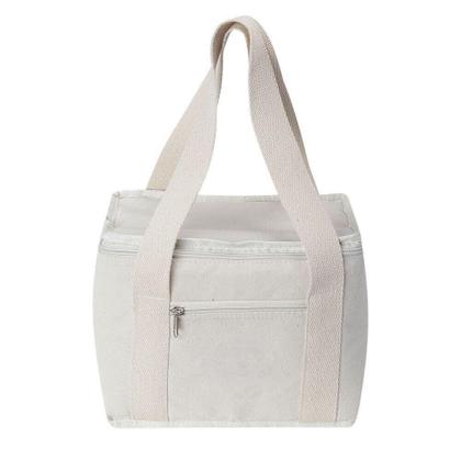 Imagem de Bolsa Térmica Em Algodão Branca Com Bolso Frontal