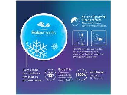 Imagem de Bolsa Térmica Fria Adesiva Reutilizável Relaxmedic