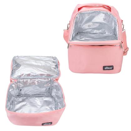 Imagem de Bolsa Térmica Grande para Marmitas Lanches e Bebidas Frias e Quentes 