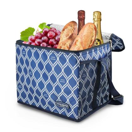 Imagem de Bolsa Térmica Grande Praia Feira Conserva Alimentos Lanches Bebidas Trufas Bolo no Pote Com Alça