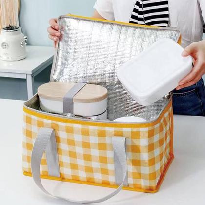 Imagem de Bolsa Térmica Grande Praia Viagem Camping 12l Impermeável
