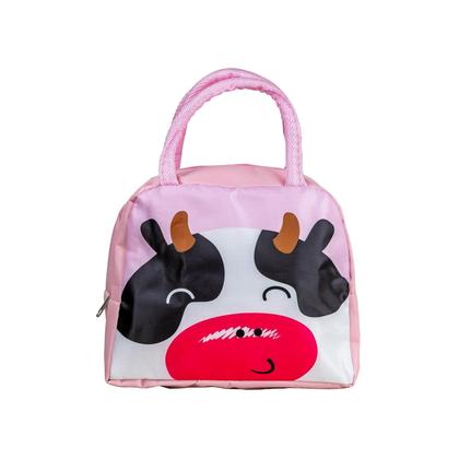 Imagem de Bolsa Térmica Infantil de Vaquinha Ideal para Lancheira Escolar e Passeios