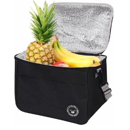 Imagem de Bolsa Termica Lancheira Multiuso Frutas Bebida Marmita Trabalho Passeio Fitness Alca Ajustavel Bolso