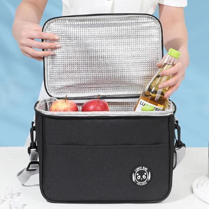 Imagem de Bolsa Termica Lancheira Multiuso Frutas Bebida Marmita Trabalho Passeio Fitness Alca Ajustavel Bolso