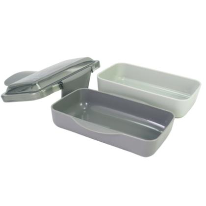 Imagem de Bolsa Térmica Lancheira Necessaire Concept + Pote Marmita Lanches 2 Compartimentos + Garrafa Squeeze + Porta Talheres