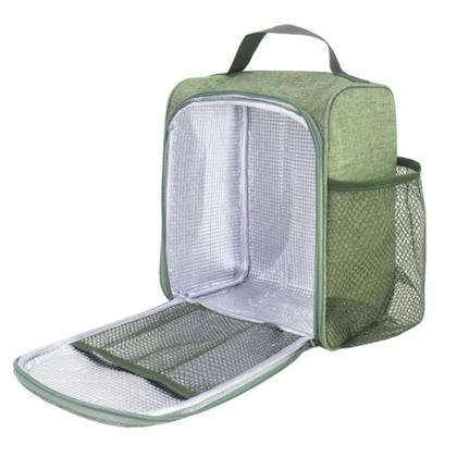 Imagem de Bolsa Térmica Lancheira Necessaire Marmita Lanches Bebidas Fitness Academia Trabalho