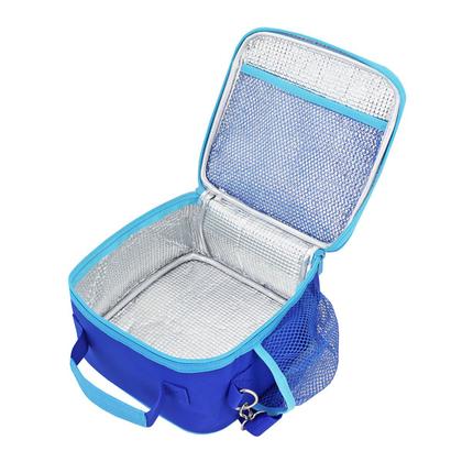 Imagem de Bolsa Térmica Lancheira Necessaire Marmita Lanches Infantil Juvenil Escola Passeio Creche Menino Menina Alça Ombro