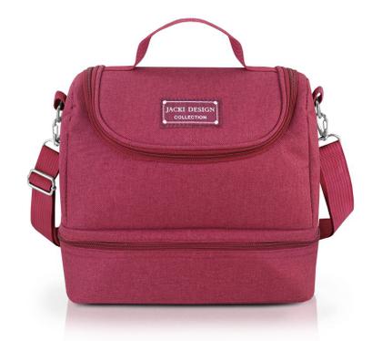 Imagem de Bolsa Térmica Marmita Copo Porta Talher Kit 4 Peças Jacki Design Joy