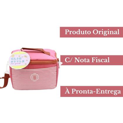 Imagem de Bolsa Térmica Marmita Fitness P/ Trabalho Academia Passeio Cerveja Bebida - Quente/Frio 6L - Clio