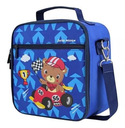 Imagem de Bolsa Térmica + Marmita + Garrafinha Infantil Menino Escolar