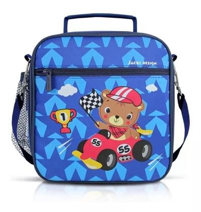 Imagem de Bolsa Térmica + Marmita + Garrafinha Infantil Menino Escolar
