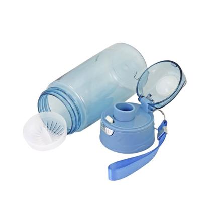 Imagem de Bolsa Térmica Marmita Lancheira Necessaire 2 Divisórias Compartimentos + Garrafa Squeeze Água com Trava e Alça