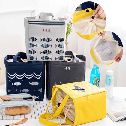 Imagem de Bolsa Térmica Marmiteira Academia Viagem Ecológica Compacta