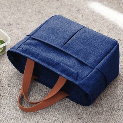 Imagem de Bolsa Térmica Porta Marmita Quente Gelado Trabalho Reforçada Viagem Faculdade Térmica Resistente Forrada Poliuretano Alta Qualidade