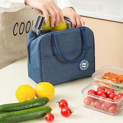 Imagem de Bolsa Térmica Portátil com Isolamento Térmico Marmita Viagem