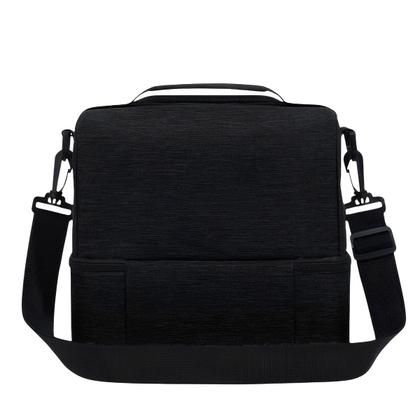 Imagem de Bolsa Térmica Trabalho Dia Dia Escola Faculdade Casual Marmita Alça Lateral Removível Ajustável Lancheira Temperatura 