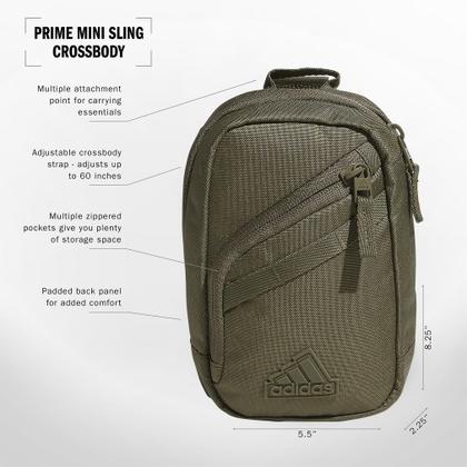 Imagem de Bolsa tiracolo adidas Prime Mini Sling Small Olive Green