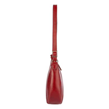 Imagem de Bolsa tiracolo de couro Gommy vermelho Feminino