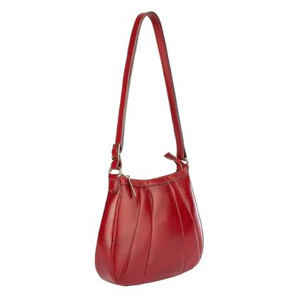 Imagem de Bolsa tiracolo de couro Gommy vermelho Feminino