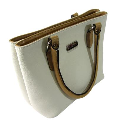 Imagem de Bolsa Tiracolo/Mão branca em Material sintético e couro Maria Adna