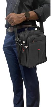 Imagem de Bolsa Tiracolo Masculino Carteiro Pregação Campo Preto