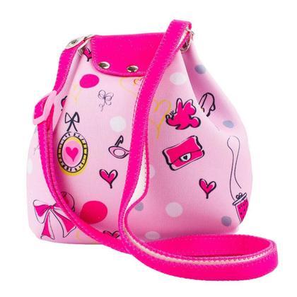 Imagem de Bolsa Tiracolo Minnie Rosa 16x8x17cm - Disney
