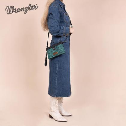 Imagem de Bolsa tiracolo Montana West Wrangler Clutch Wristlet WG85-181BK