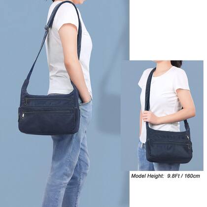 Imagem de Bolsa tiracolo VOLGANIK ROCK de nylon impermeável para mulheres
