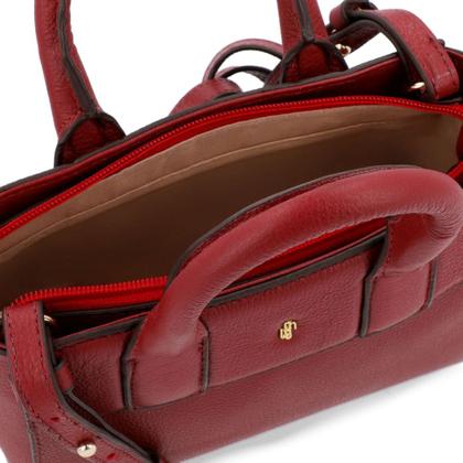 Imagem de Bolsa Tote Couro Vermelha
