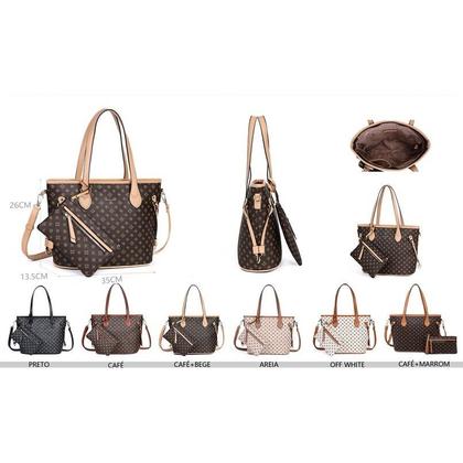 Imagem de Bolsa Tote Feminina Monograma Lace Lore WF-19729 Necessaire