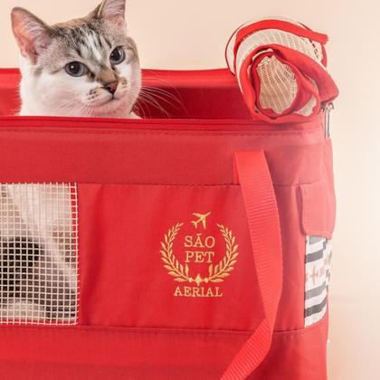 Imagem de Bolsa Transporte Aéreo Pet Gol Linhas Aéreas - Vermelho