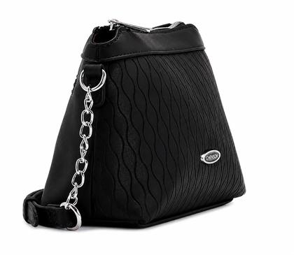Imagem de Bolsa Transversal Chenson Preta Feminina Contemporânea
