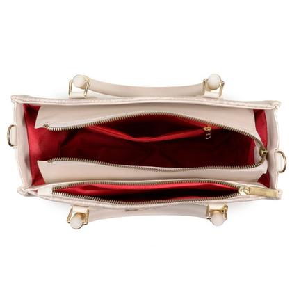 Imagem de Bolsa Transversal Com Alça de Mão Haldrys Estampada e Detalhes em Metal