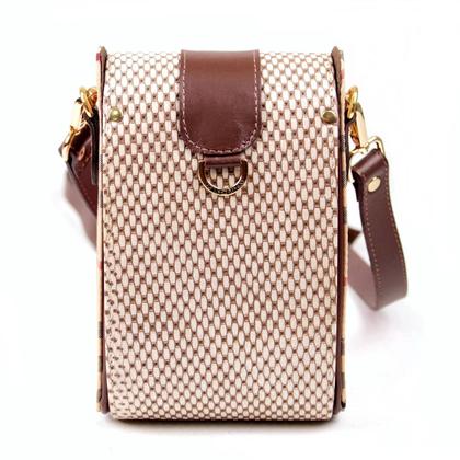 Imagem de Bolsa Transversal Estruturada em Couro Artlux 9052