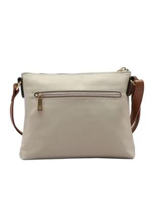 Imagem de Bolsa Transversal Feminina Casual Pequena - Chenson 84132 - (Preto /Bege / Café)
