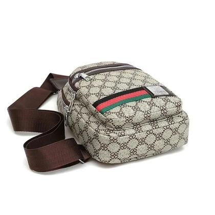 Imagem de Bolsa Transversal Masculina Casual Com Entrada Para Fone De Ouvido, Multifuncional, Tipo Mensageiro,