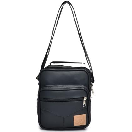 Imagem de Bolsa Transversal Masculina Feminina Pasta Carteiro para mototaxi - Bolsa Tiracolo em Sintético Automotivo - Soulder Bag Média