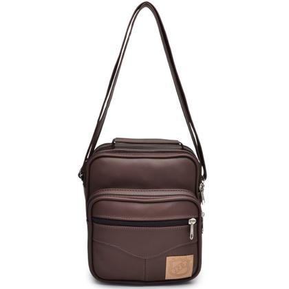 Imagem de Bolsa Transversal Masculina Feminina Pasta Carteiro para mototaxi - Bolsa Tiracolo em Sintético Automotivo - Soulder Bag Média