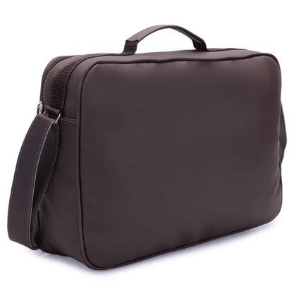 Imagem de Bolsa Transversal Masculina P/ Notebook até 14 Pol. Pasta Carteiro p/ Motoboy Maleta Social