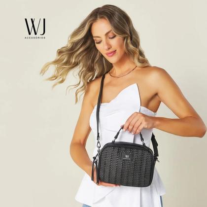 Imagem de Bolsa transversal média tresse wj sintético