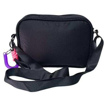 Imagem de Bolsa Transversal Nylon Oficial Luluca - Semax LU2960 Preta