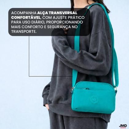 Imagem de Bolsa Transversal Pequena com Alça Regulável Ideal para Trabalho Passeios