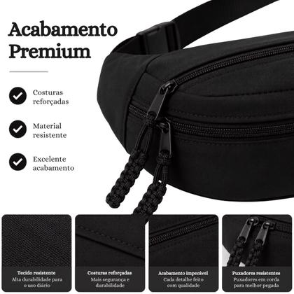 Imagem de Bolsa Transversal Tiracolo Bag Pochete Impermeável Unissex