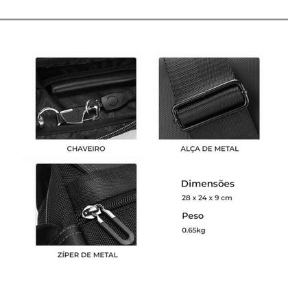 Imagem de Bolsa Transversal Tiracolo Carteiro Reforçada Impermeavel